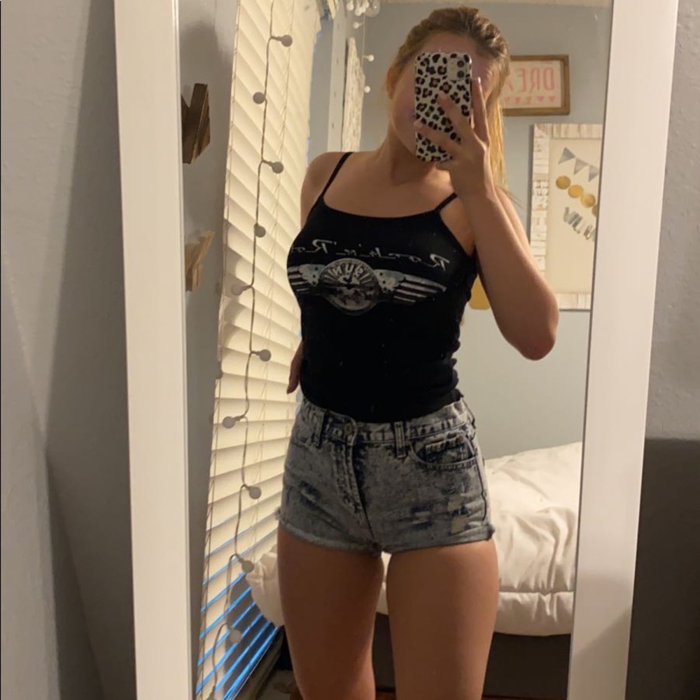 rock’n roll black tank